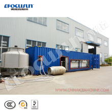 40hq containerized 10TPD dry ice block making machine ready to ship